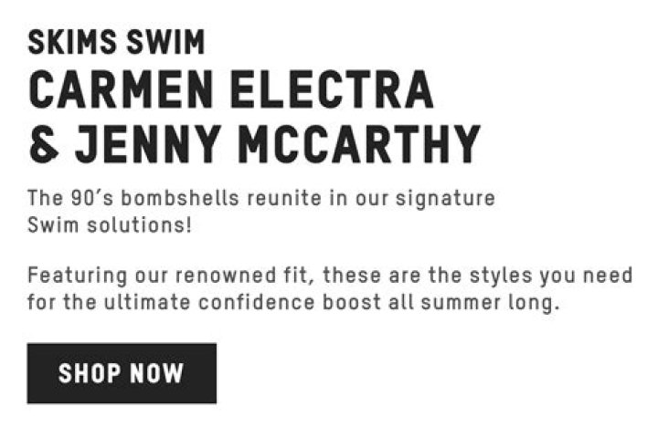 Jenny McCarthy & Carmen Electra Wears Bikinis For SKIMs Ad – Hollywood Life