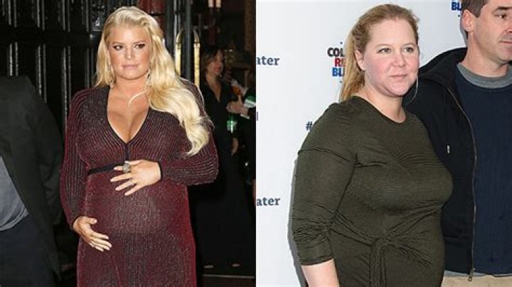 Jessica Simpson Comforts Pregnancy Pal Amy Schumer Who Only Dropped 10 Lbs. Compared To Her 100 Lbs.