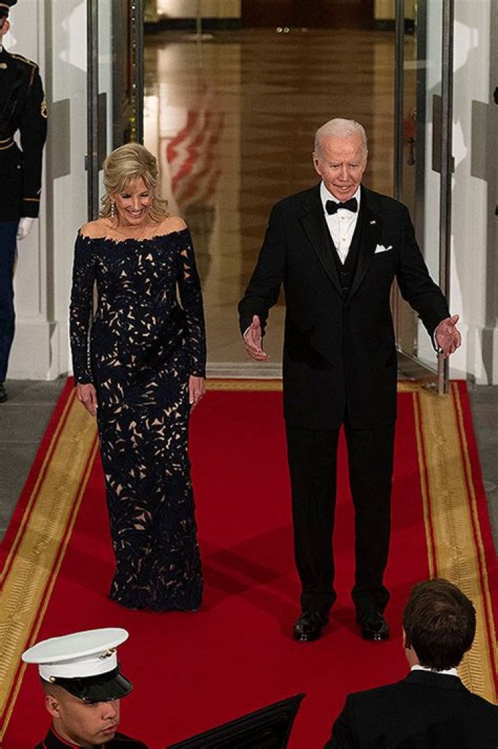 Jill Biden Stuns In A Black Gown For Joe Biden’s State Dinner: Photos – Hollywood Life