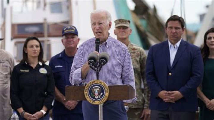 Joe Biden Caught Throwing An F-Bomb In Hot Mic Moment As He Tours Hurricane Ian Wreckage: Watch