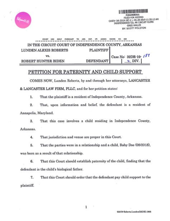 Joe Biden’s Son Hunter Hit With Paternity Suit For Love Child After Surprise Wedding