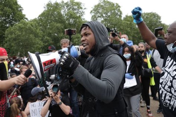 John Boyega Fights Back Tears While Demanding Racial Equality At London Protest — ‘Now Is The Time’