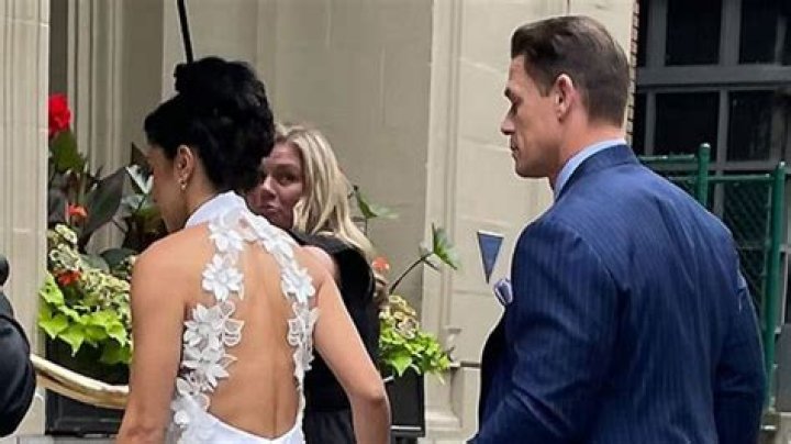 John Cena & Shay Shariatzadeh Spotted Kissing Outside Courthouse After Getting Marriage License