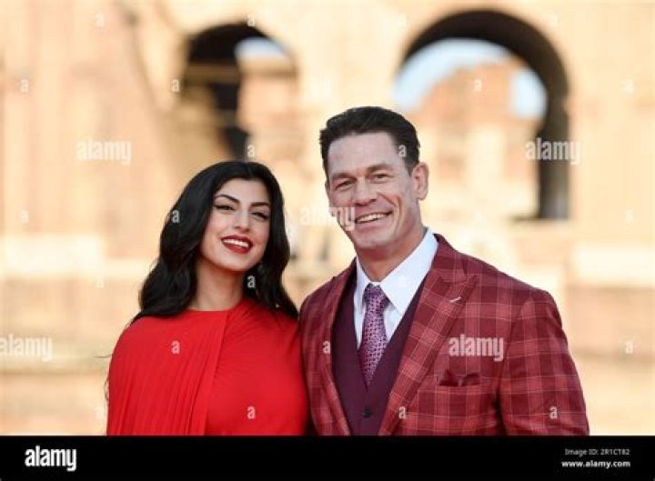 John Cena & Shay Shariatzadeh’s Matching Red Outfits: Photos – Hollywood Life