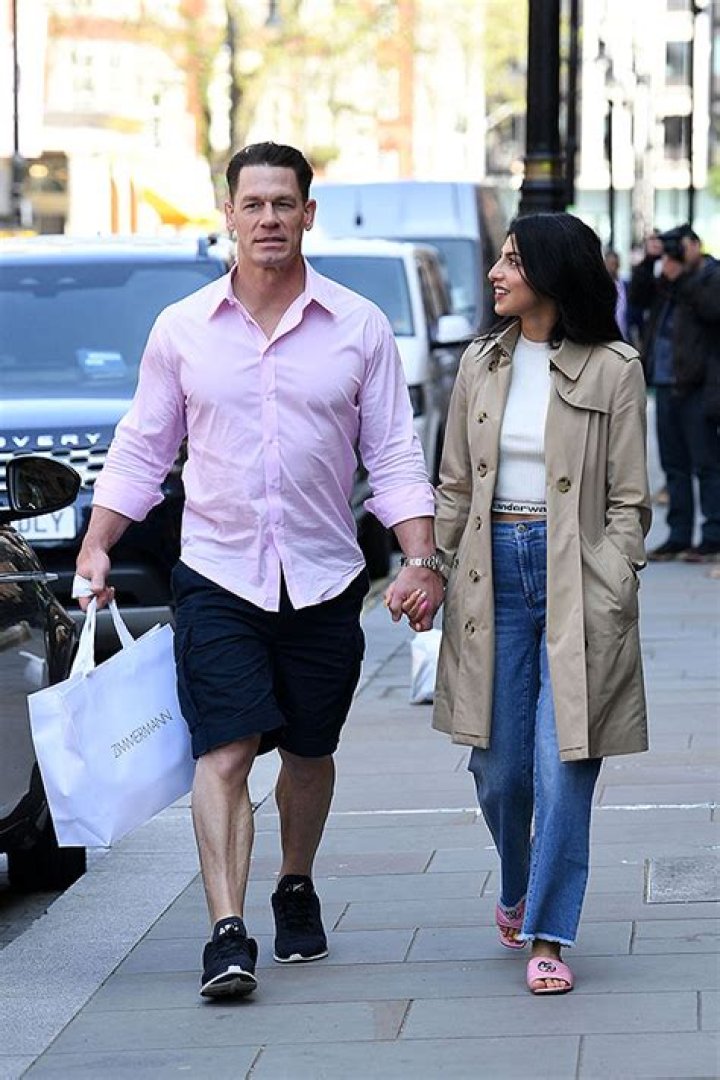 John Cena & Wife Shay Shariatzadeh Hold Hands In London: Photos – Hollywood Life