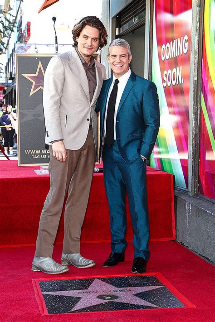 John Mayer & Andy Cohen Prom Pose His Walk Of Fame Ceremony: Photo – Hollywood Life