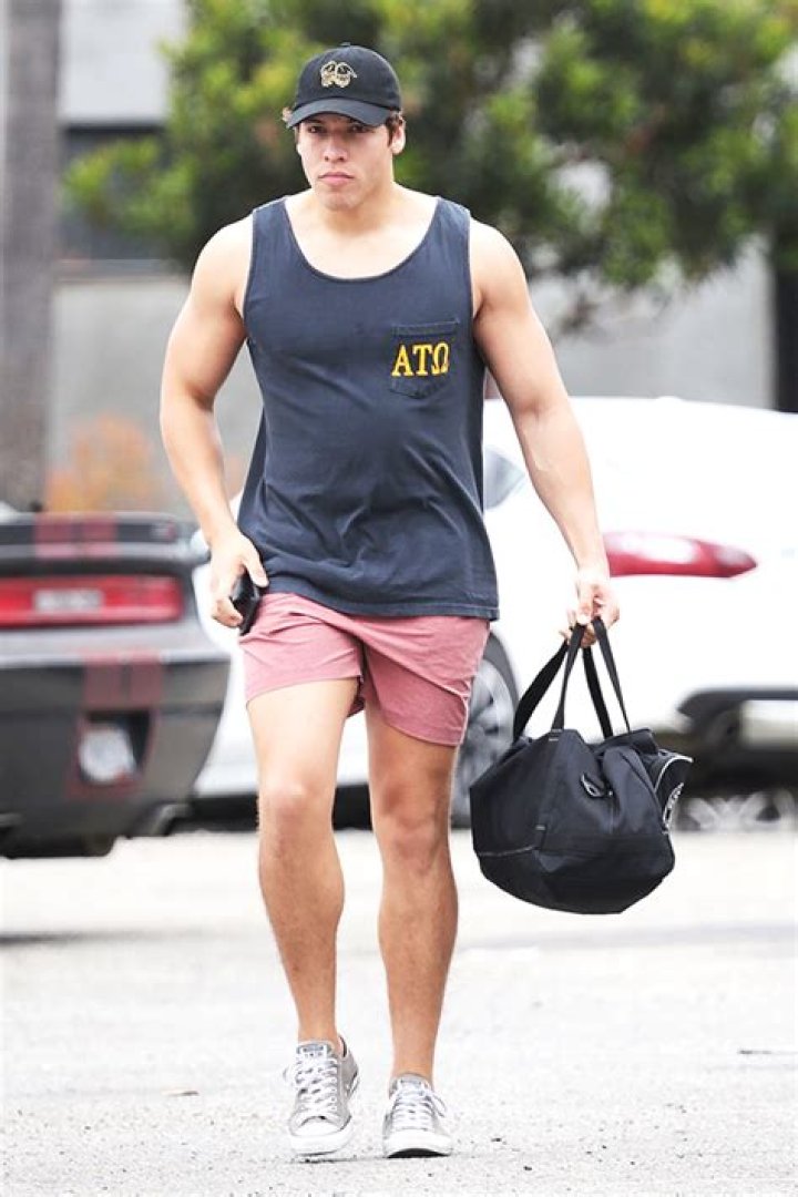 Joseph Baena Follows In Dad Arnold’s Footsteps As He’s Spotted On 1st Movie Set — Pics