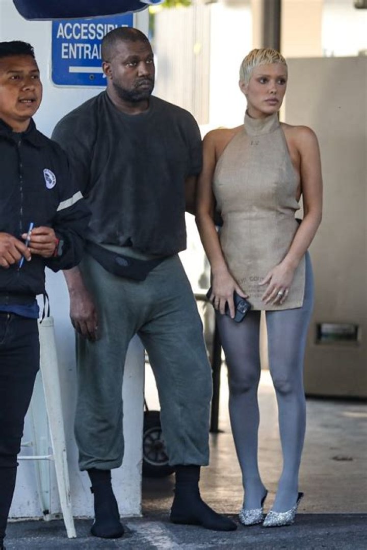 Kanye West’s Wife Wears See-Through Nude Lace Leggings & Black Bra During Outing