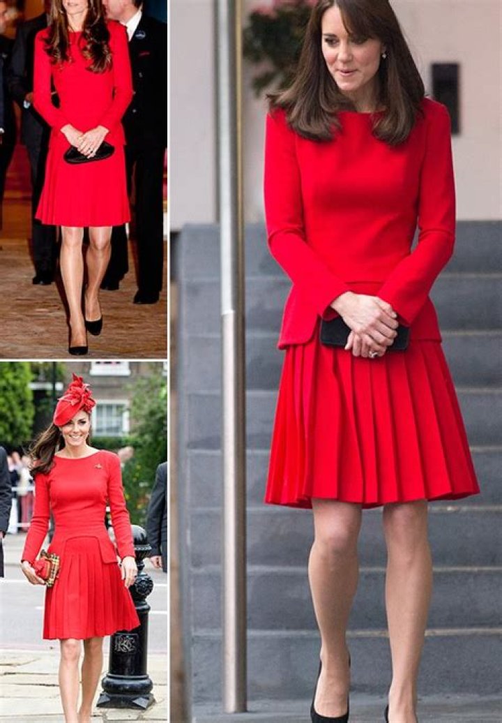 Kate Middleton’s Red Dress: Recycles Frock For The Third Time