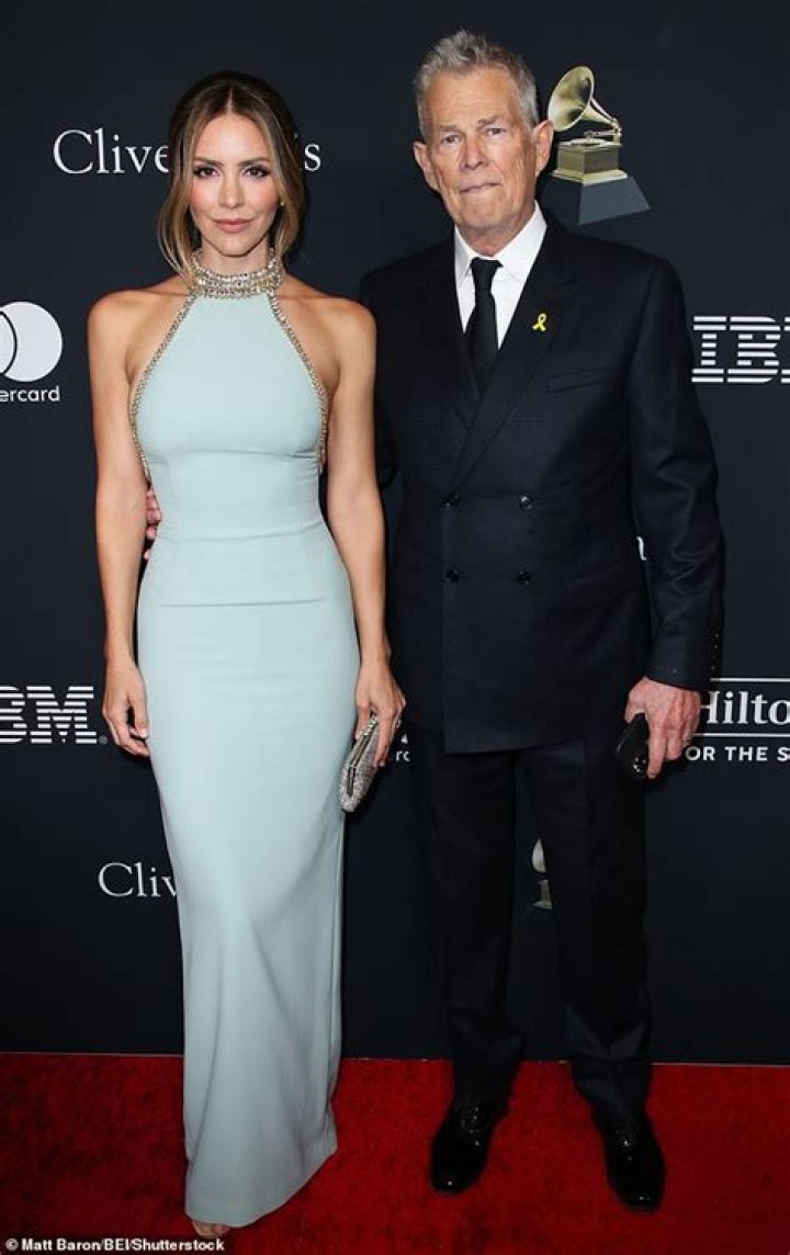 Katharine McPhee, 37, Wears Grey Dress On Rare Lunch Date With Husband David Foster, 71 — See Pics