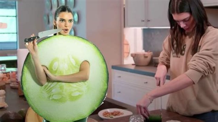Kendall Jenner Tries To Slice Another Cucumber After Viral Fail: ‘Here We Go Again’