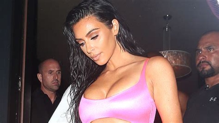 Kim Kardashian Rocks Sexy Pink Underwear After Kanye West Compares Her To Marge Simpson