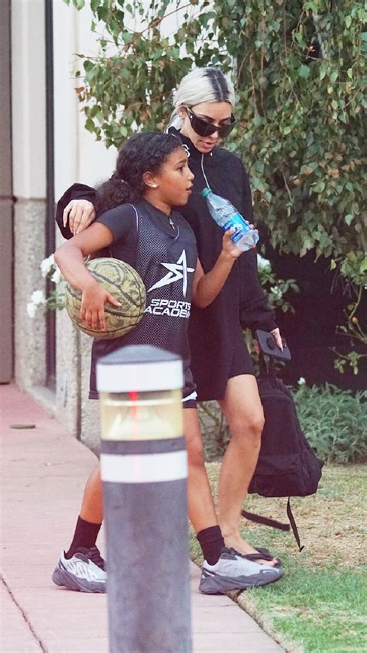 Kim Kardashian Sweetly Hugs North West, 9, After Basketball Practice: Photos