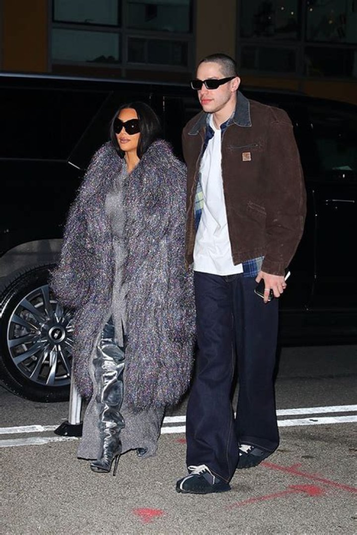 Kim Kardashian Steps Out In Silver Boots & Pete Davidson Rocks Baggy Jeans Amid Kanye Attacks