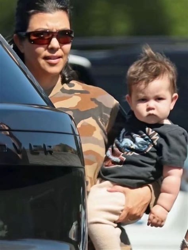 Kourtney Kardashian’s Kids Smother Her In Hugs As She Gets Home From Vacation With Travis Barker