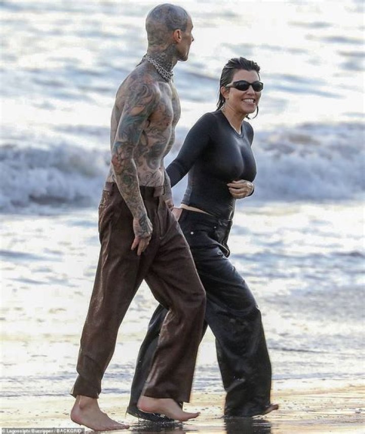 Kourtney Kardashian Rocks Thong Bikini After She & Travis Barker Fly To Italy For Romantic Getaway