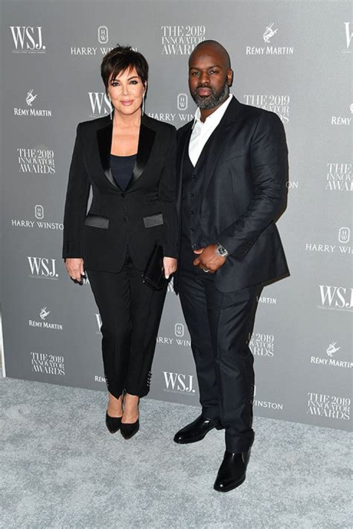 Kris Jenner, 64, Looks Fierce In Low-Cut Blazer While Cozying Up To Corey Gamble, 38, On Red Carpet