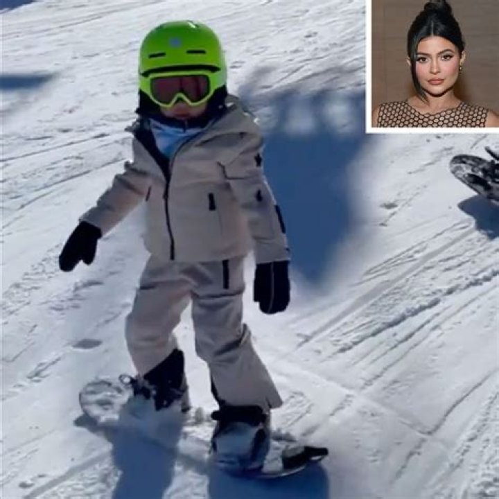 Stormi Webster, 2, Is Such A Big Girl As She Hits The Slopes For Snowboarding Lessons In Colorado