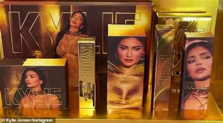 Kylie Jenner Covers Herself In Gold Paint To Announce 24k Cosmetics – Hollywood Life