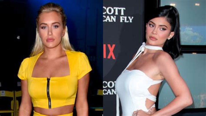 Kylie Jenner & Stassi Kiss As Britney Spears & Madonna In Halloween Costumes – See Wild Pic