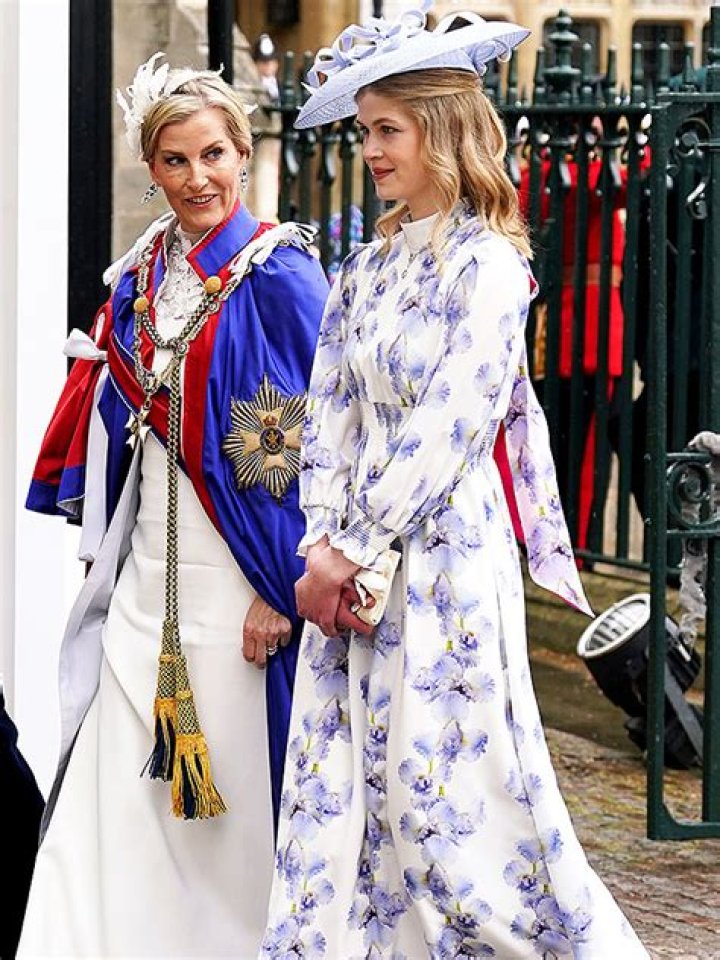 Prince Edward & Sophie’s Daughter Lady Louise, 19, Is All Grown Up In Blue Floral Gown For Coronation: Photos