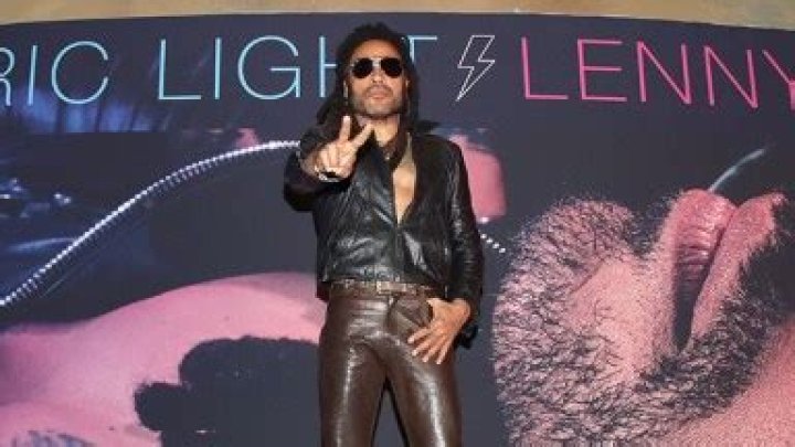 Lenny Kravitz Does Intense Workout in Leather Pants: Watch