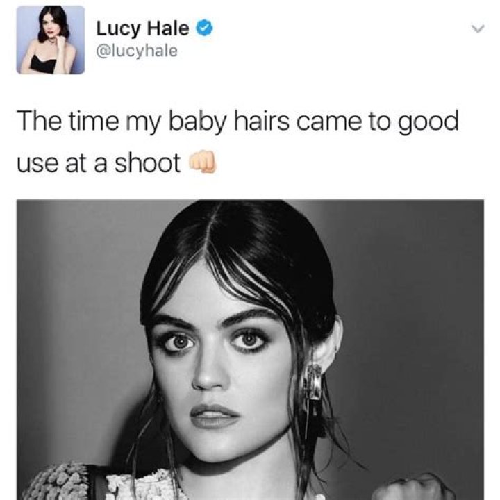 Lucy Hale Accused Of Being A Racist After Sharing ‘Baby Hairs’ Pic — See Tweets