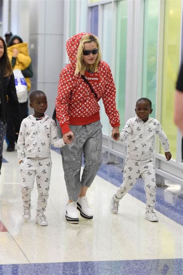 Madonna, 63, Rocks Fishnet Top In Rare ‘Family Affair’ Photo With 4 Of Her Kids