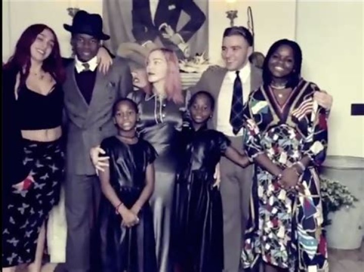 Madonna Shares Rare Photo Of All Six Kids From Her Birthday Party – Hollywood Life