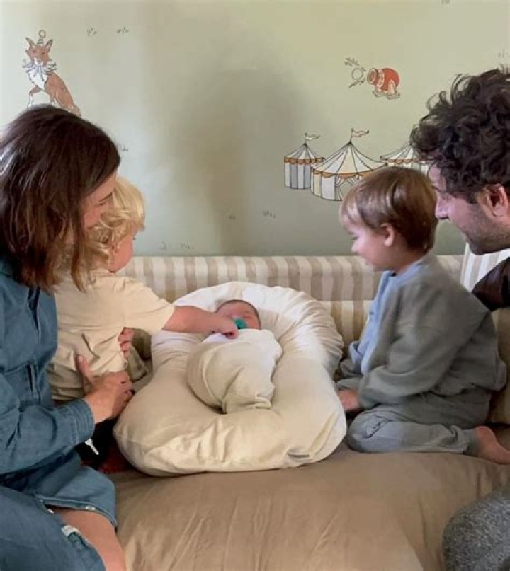 Mandy Moore’s Son, Gus, 1, Cuddles Newborn Brother Ozzie: Cute Photo