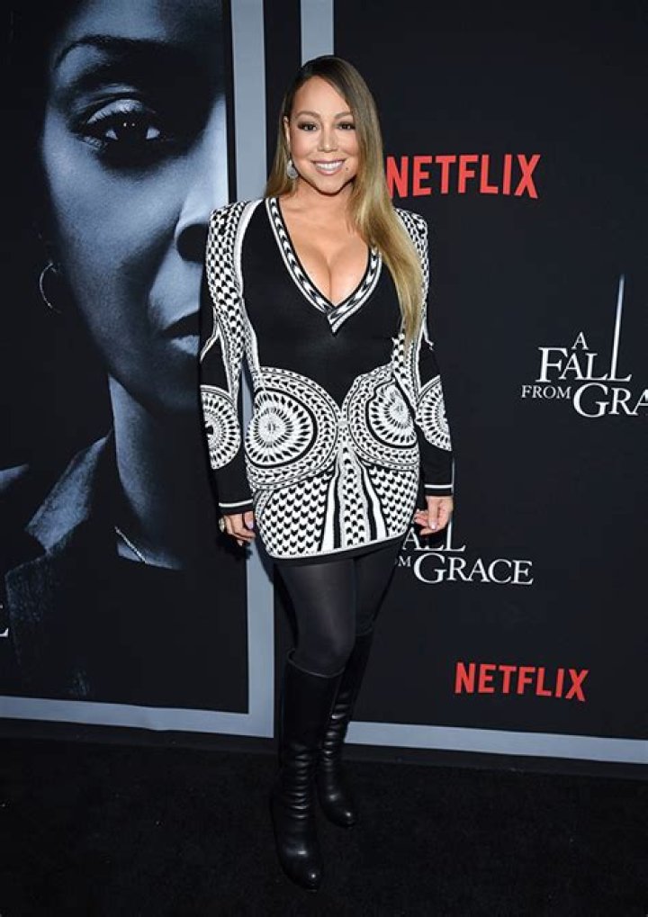 Mariah Carey, 49, Looks Super Sexy In Plunging Dress At ‘A Fall From Grace’ Premiere — Pic