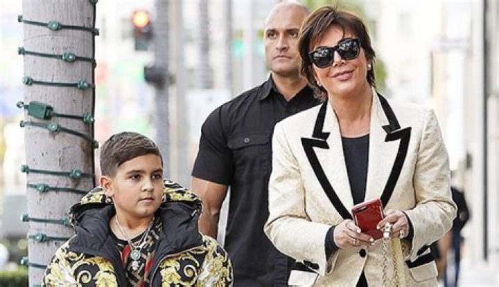 Mason Disick Proves He Takes After Dad Scott Disick By Rocking $3K Versace Coat From Kris Jenner