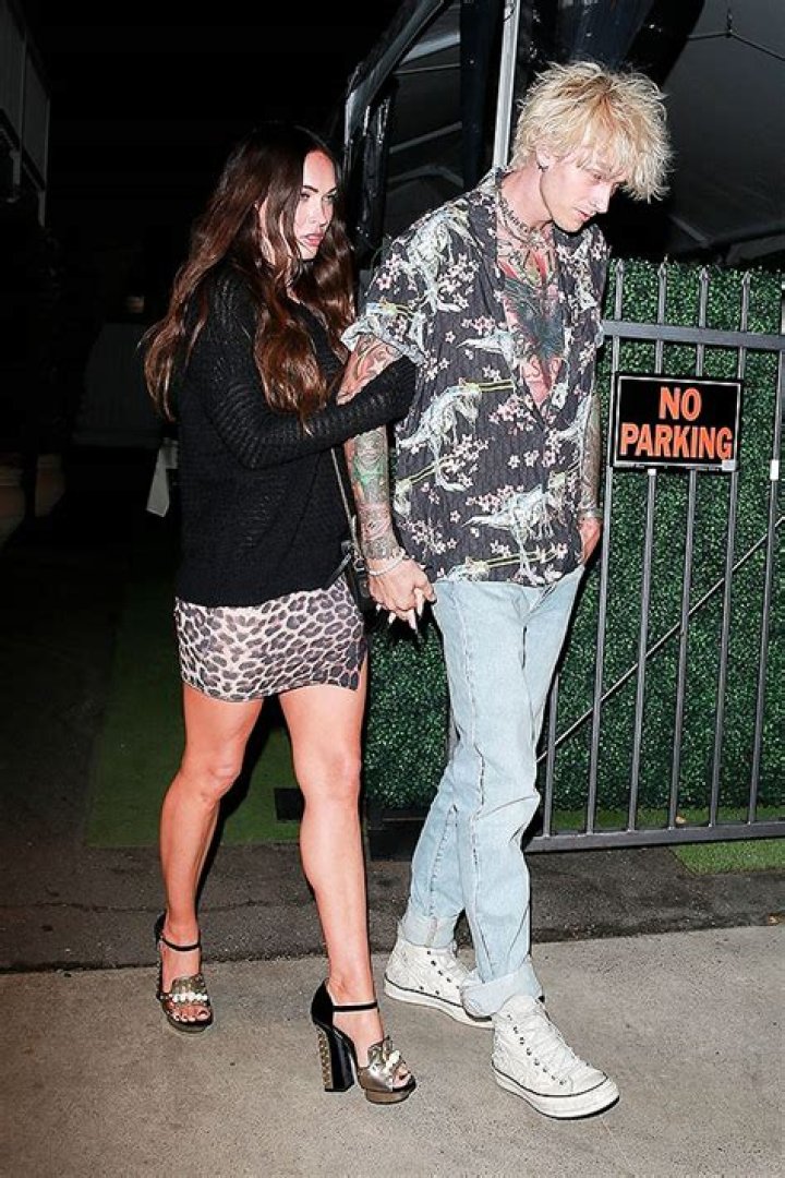 Megan Fox & Machine Gun Kelly Share Sweet Snuggle After Romantic Dinner Date In Santa Monica