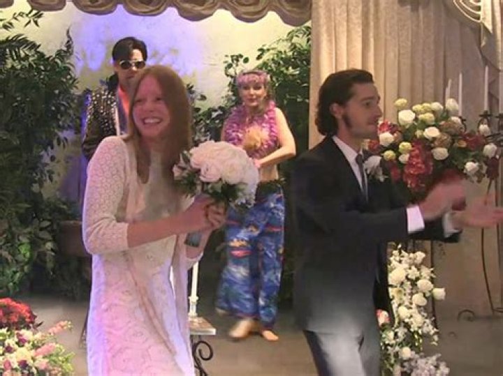 Shia LaBeouf & Mia Goth Wedding — PICS