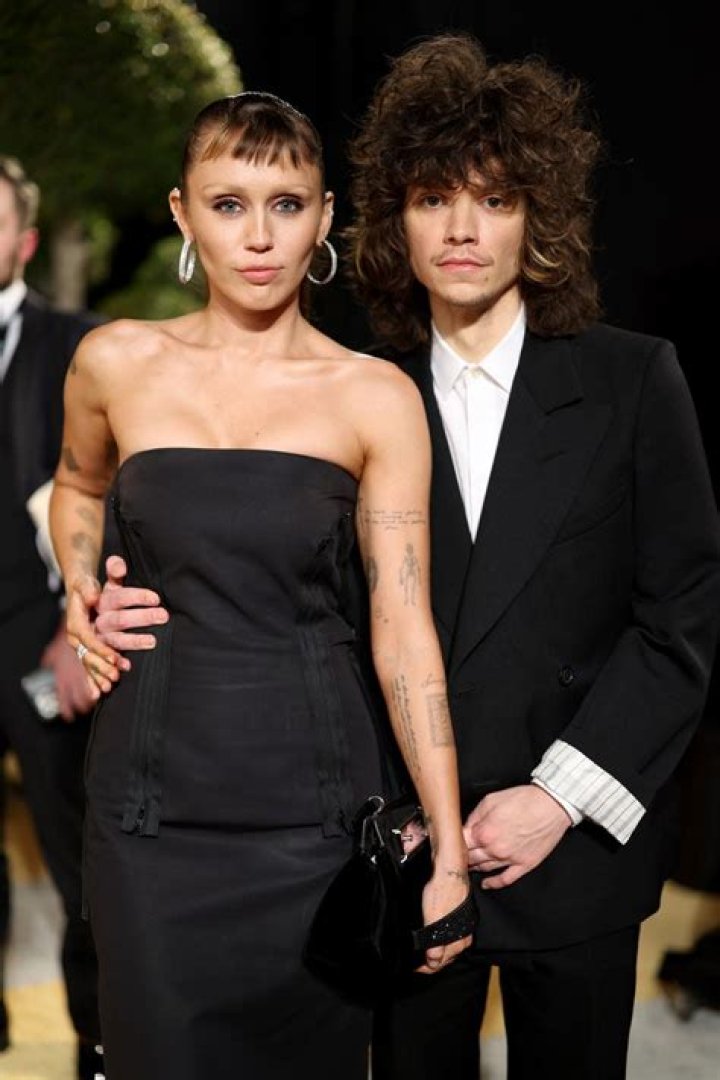 Miley Cyrus Wears Black Sequined Dress To Album Release Party With BF – Hollywood Life