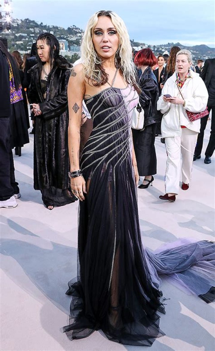 Miley Cyrus Rocks Gold High-Cut Swimsuit To Celebrate ‘Flowers’: Video – Hollywood Life