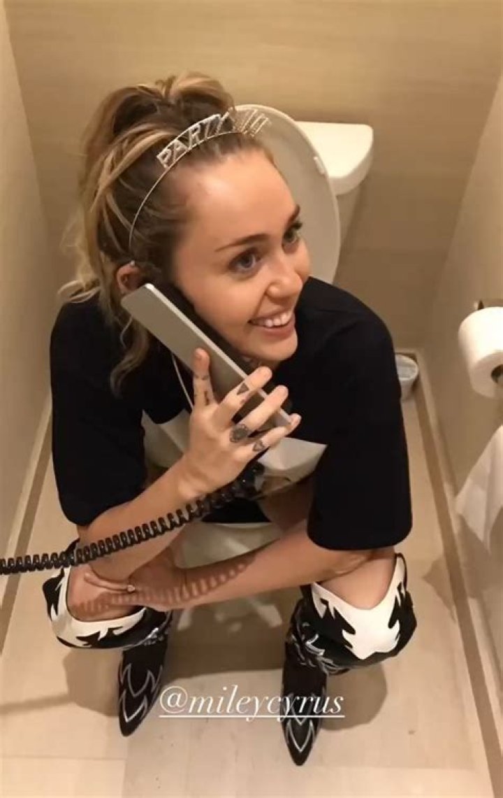Miley Cyrus Takes Selfie On The Toilet — See The Serious Overshare Pic Here