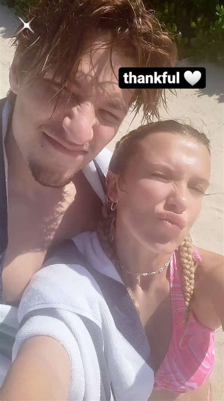 Millie Bobby Brown Gets Kisses From BF Jake Bongiovi On Romantic Vacation