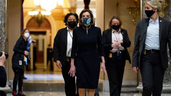 Nancy Pelosi Fans Love Her ‘Little Black Impeachment Dress’ & Notice She Wore It For Trump’s 1st Trial — Pics