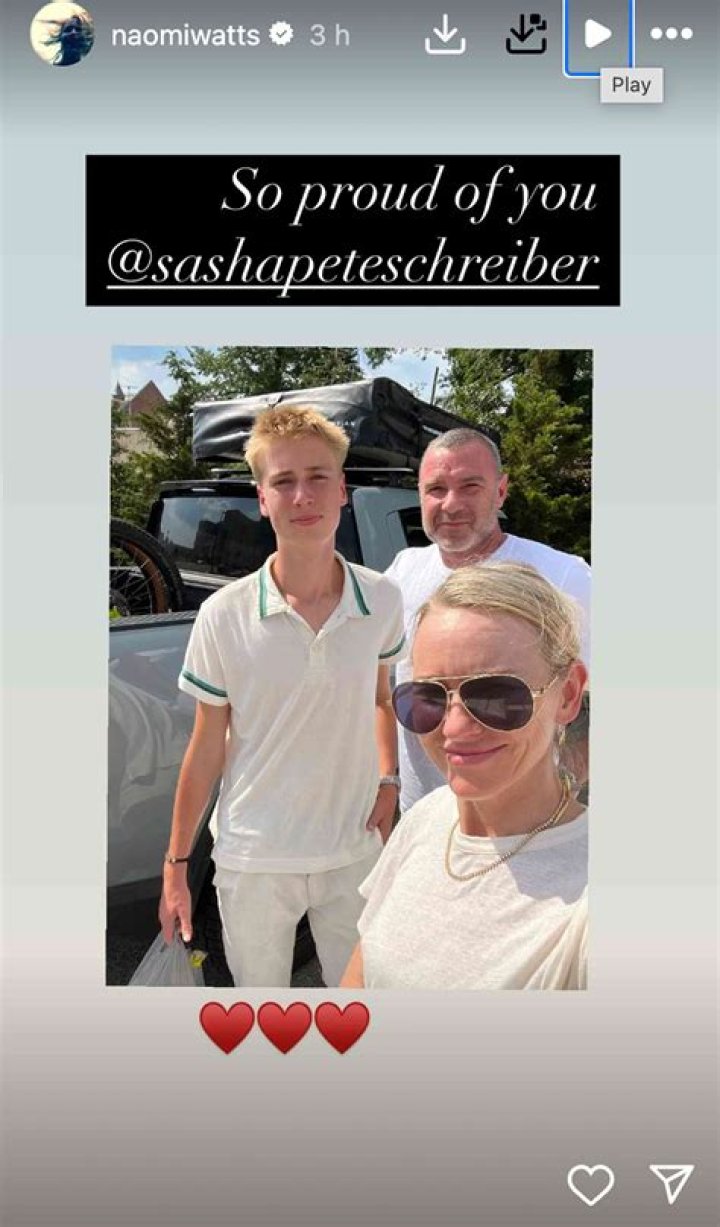 Naomi Watts Shows Love To ‘Special’ Look-A-Like Son Sasha On 15th Birthday: Photo