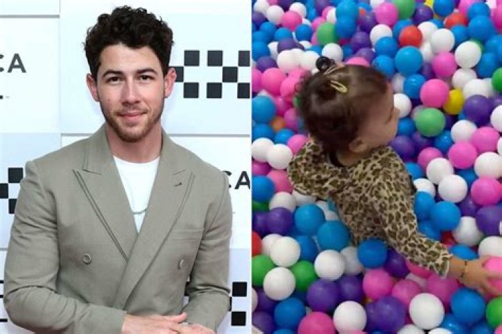 Nick Jonas Sweetly Watches Daughter Malti, 2, Play in Ball Pit: Watch