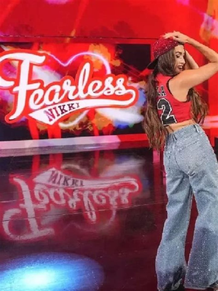 Nikki Bella Rocks A Crop Top To Dance With Artem Chigvintsev In The Kitchen