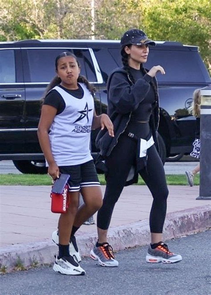 North West Is Almost As Tall As Kim Kardashian At Basketball Practice – Hollywood Life