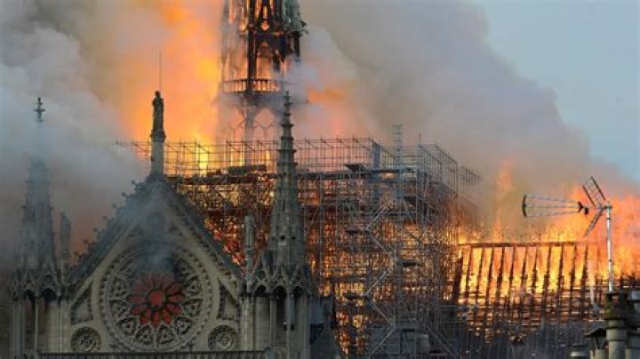 Notre Dame Cathedral On Fire — PICS