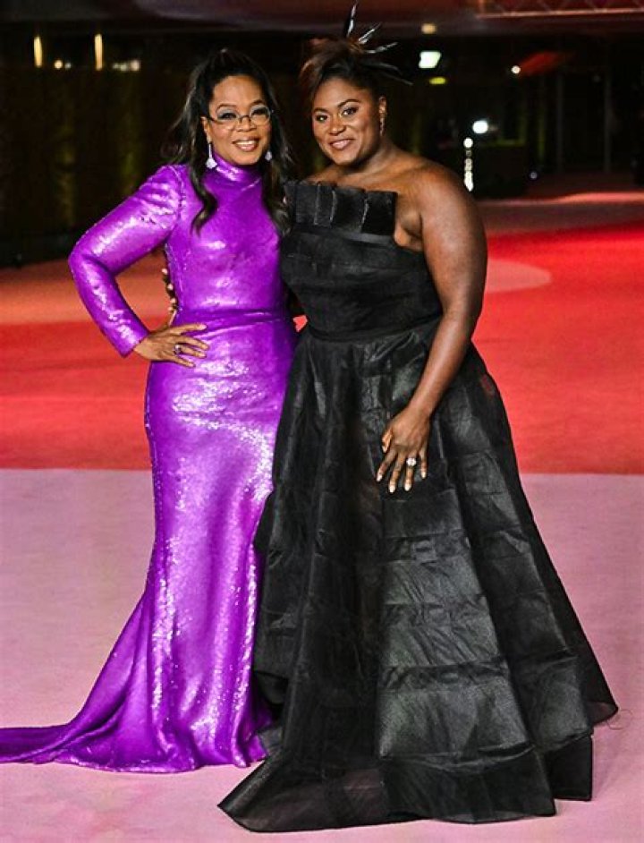 Oprah Winfrey Stuns in Purple Sequin Dress at Academy Museum Gala