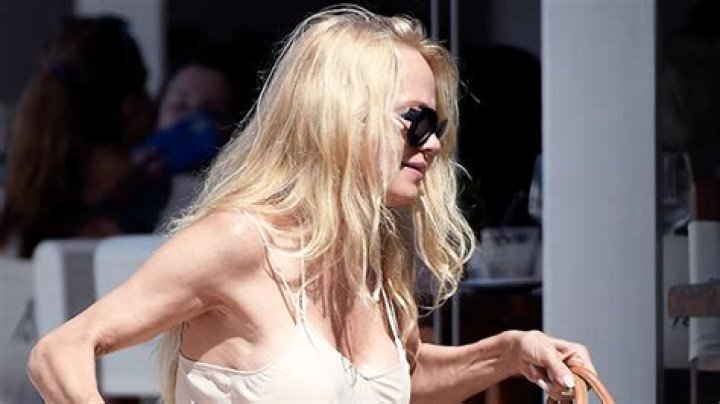 Pamela Anderson’s Ivory Slip Dress In St Barts With Mystery Man Photos – Hollywood Life