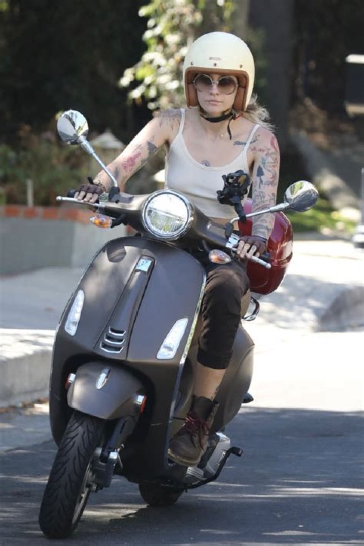Paris Jackson Rocks A Tank Top As She Goes For A Scooter Ride In LA: Photo