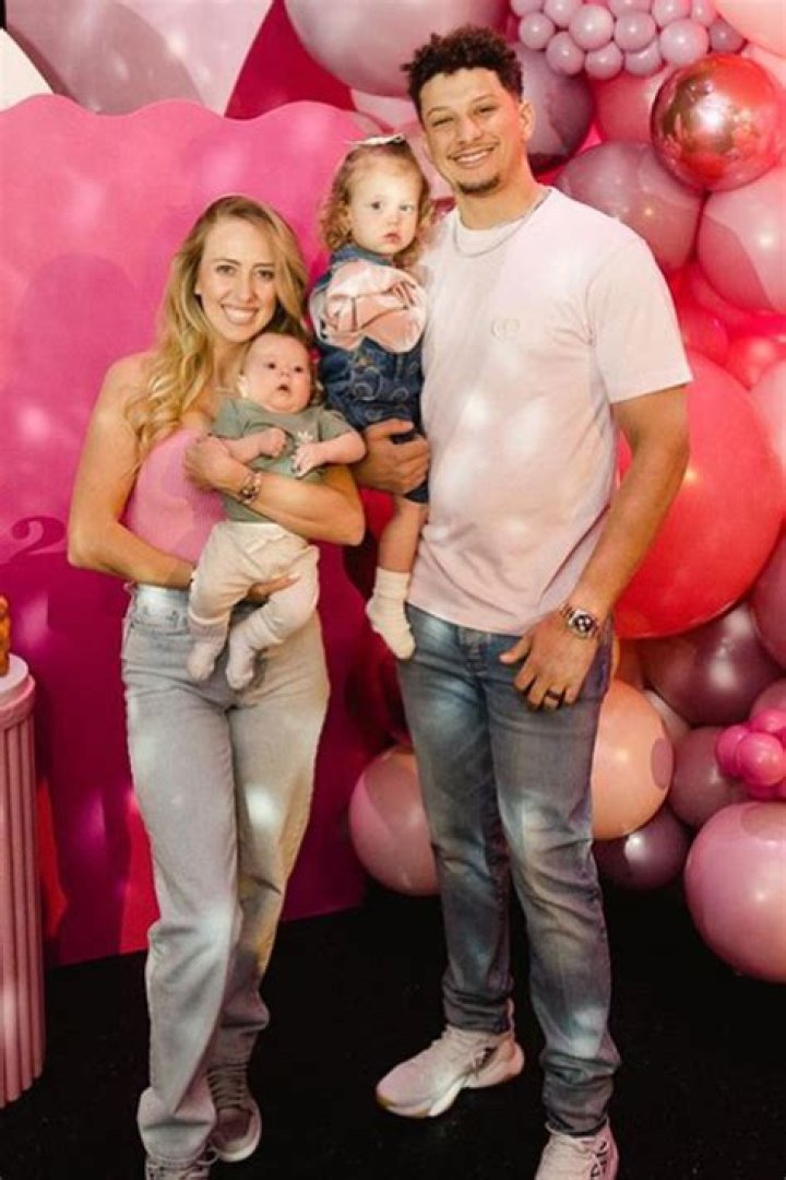 Patrick Mahomes Cradles Daughter Sterling, 1 Month, In Adorable Pic Posted By Brittany Matthews