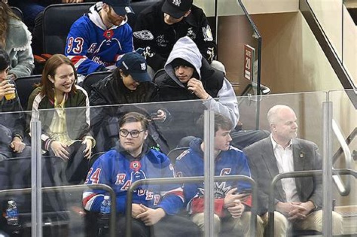Pete Davidson Snuggles Up To Giggling Chase Sui Wonders During Hockey Date Night: Photos