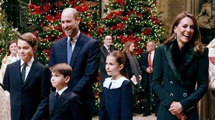 Prince Louis Looks Identical To Prince George As Kids Join William & Kate For Queen’s Christmas Lunch